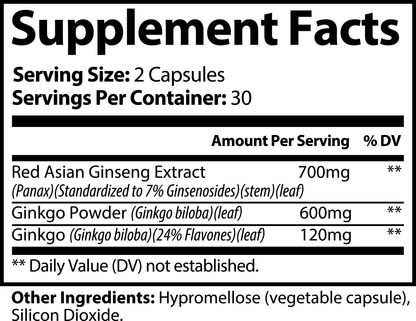 Ginkgo Biloba & Red Ginseng